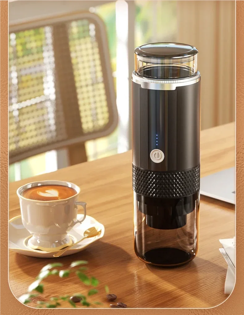 Coffee Maker Electric Capsule Grinding Coffee Brewer Portable Coffee Maker Suitable for Ground Coffee and Coffee Capsules