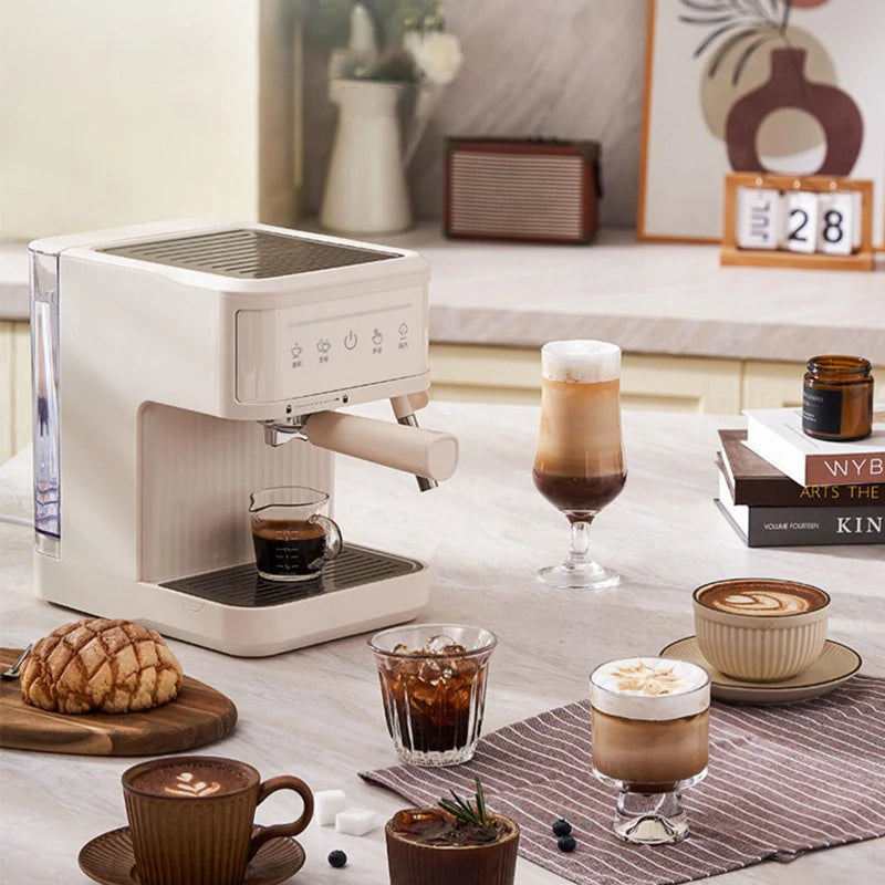 Electric Italian Coffee Machines Professional Espresso Coffee Maker Semi Automatic milk frother Cappuccino Latte Espresso maker