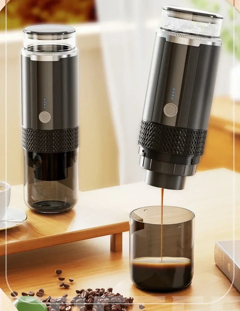 Coffee Maker Electric Capsule Grinding Coffee Brewer Portable Coffee Maker Suitable for Ground Coffee and Coffee Capsules