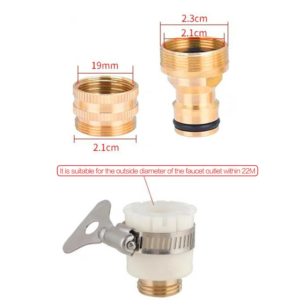 15-23mm Universal Hose Tap Adapters Faucet Tap Connector Garden Water Hose Pipe Fitting Faucet Adapter Watering Garden Tools