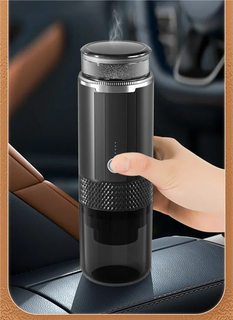 Coffee Maker Electric Capsule Grinding Coffee Brewer Portable Coffee Maker Suitable for Ground Coffee and Coffee Capsules