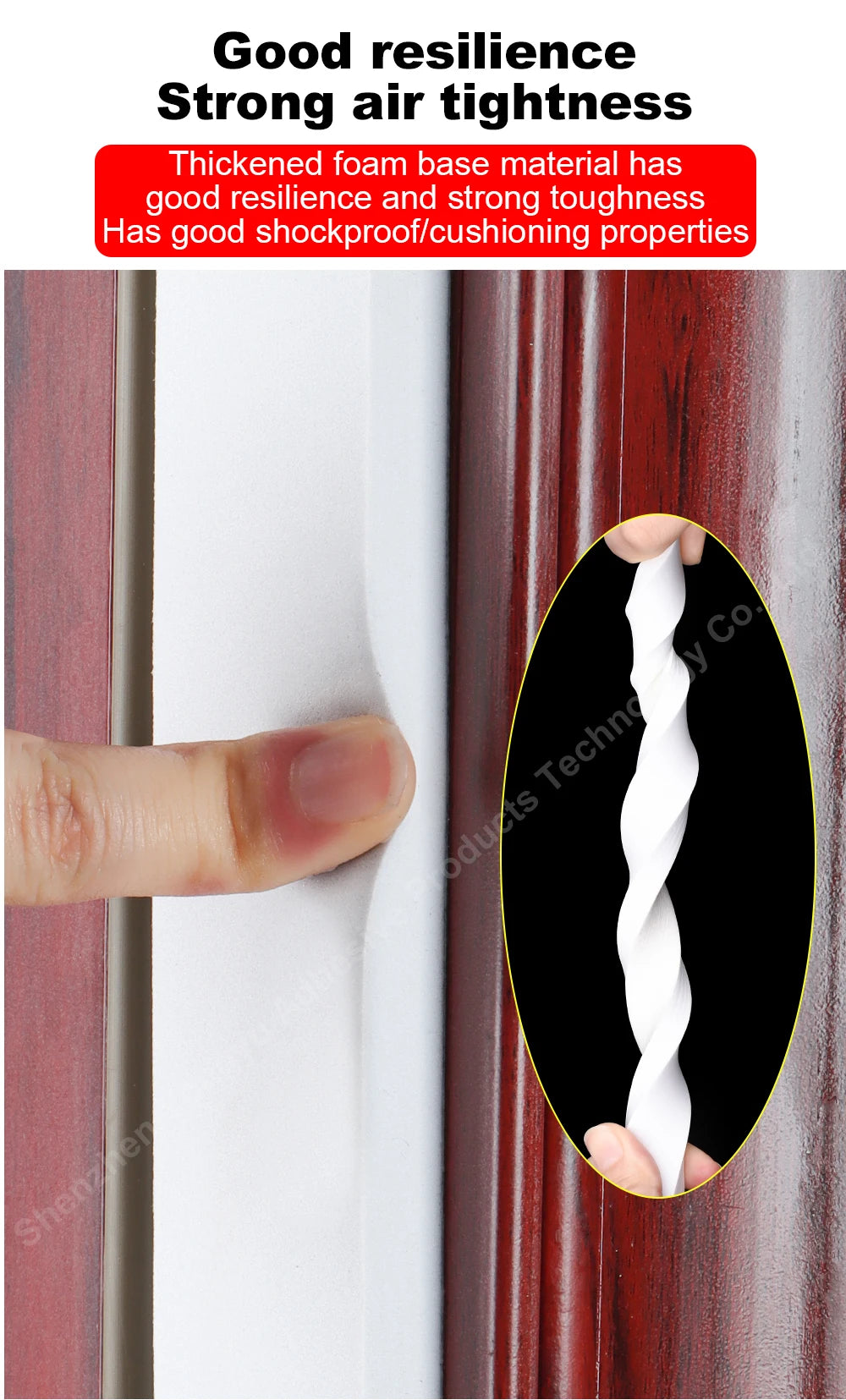 EVA Foam Tape Self-adhesive Shockproof Moisture Proof Preservative Single Sided Tape Seal Friction Protection Foam Adhesive Tape