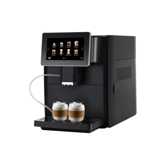 Mcilpoog CM1001-7" colorfAutomatic Espresso Machine with Milk Frother,  11 Flavors for Home & Office